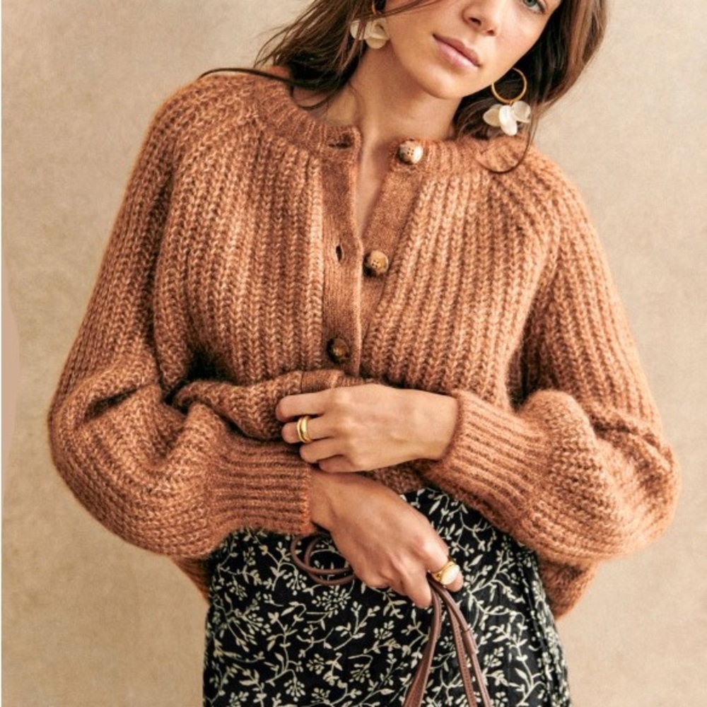 NWOT Sezane Emile Cardigan - Picture 5 of 11